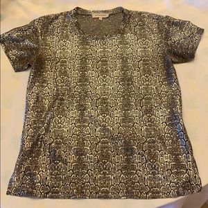 Shimmer Print Tee